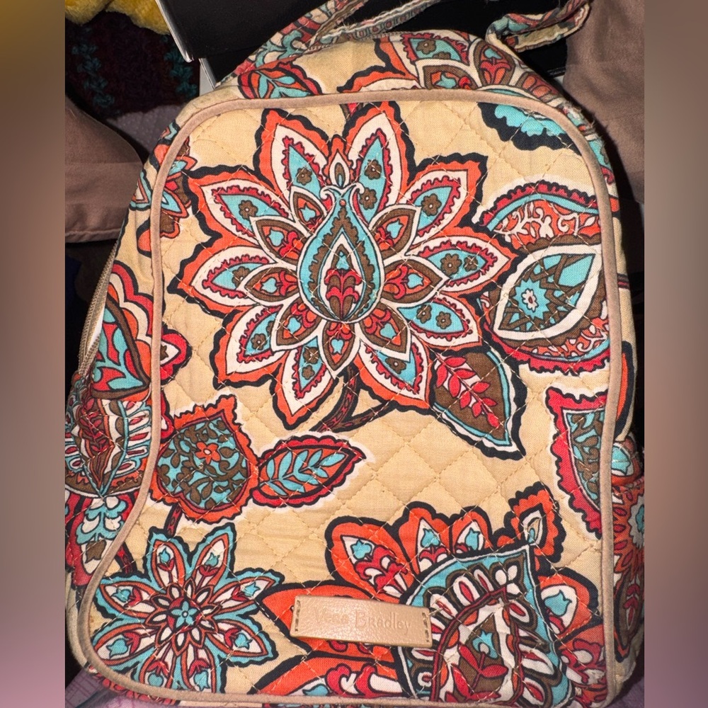 Vera Bradley Quilted Floral Lunch Box